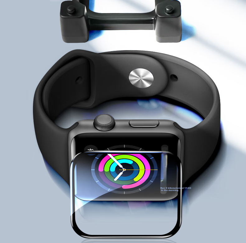Lanxingxiansheng Compatible with Apple Watch 6/4/5/SE/SE3 - 40mm Protective Film, Full Screen Coverage Soft Film for Apple Watch - S6/4/5/SE/SE3 Watch Film 2