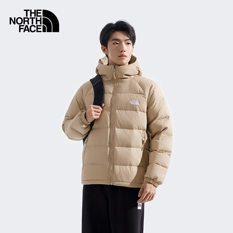 The North Face Men's Outdoor High Loft Goose Down Water-Repellent Warm Jacket 7W7G Wasteland Brown/BOX L