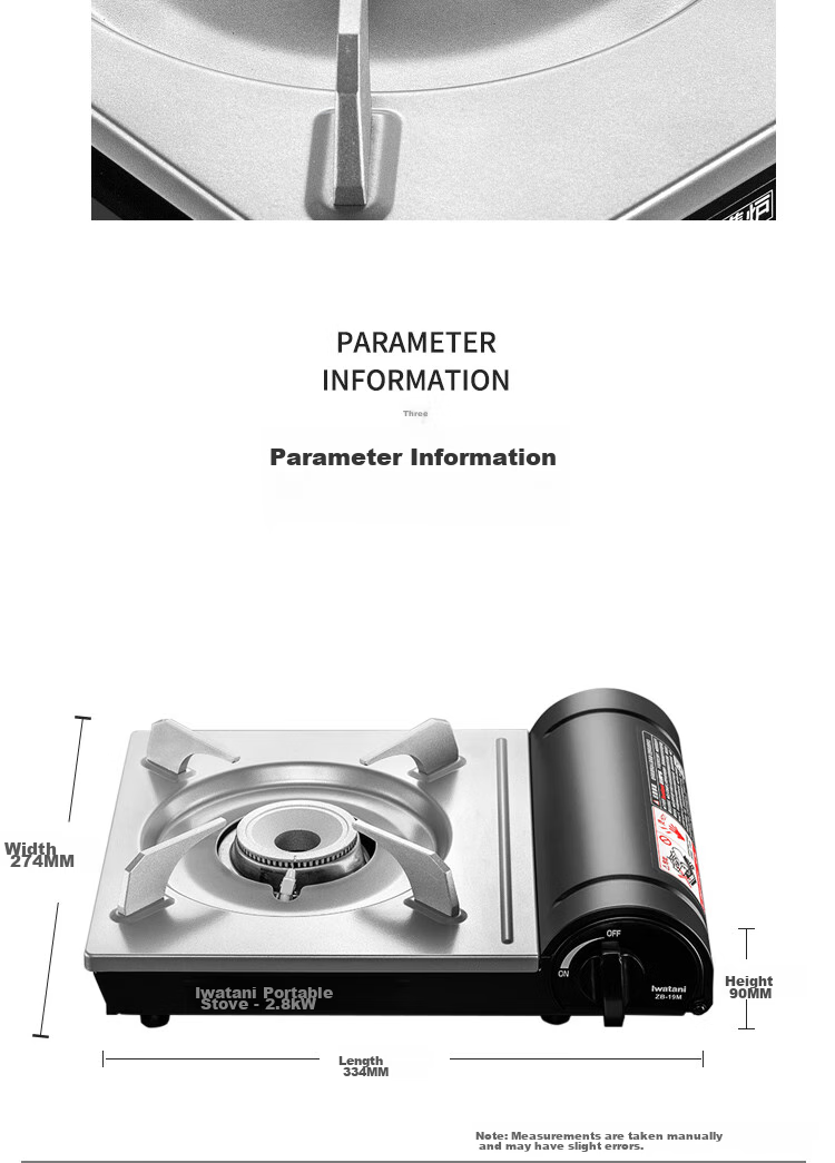Iwatani New Upgraded Ultra-Thin Outdoor Portable Gas Stove Hot Pot Cooker Camping Burner ZB-29LS 10