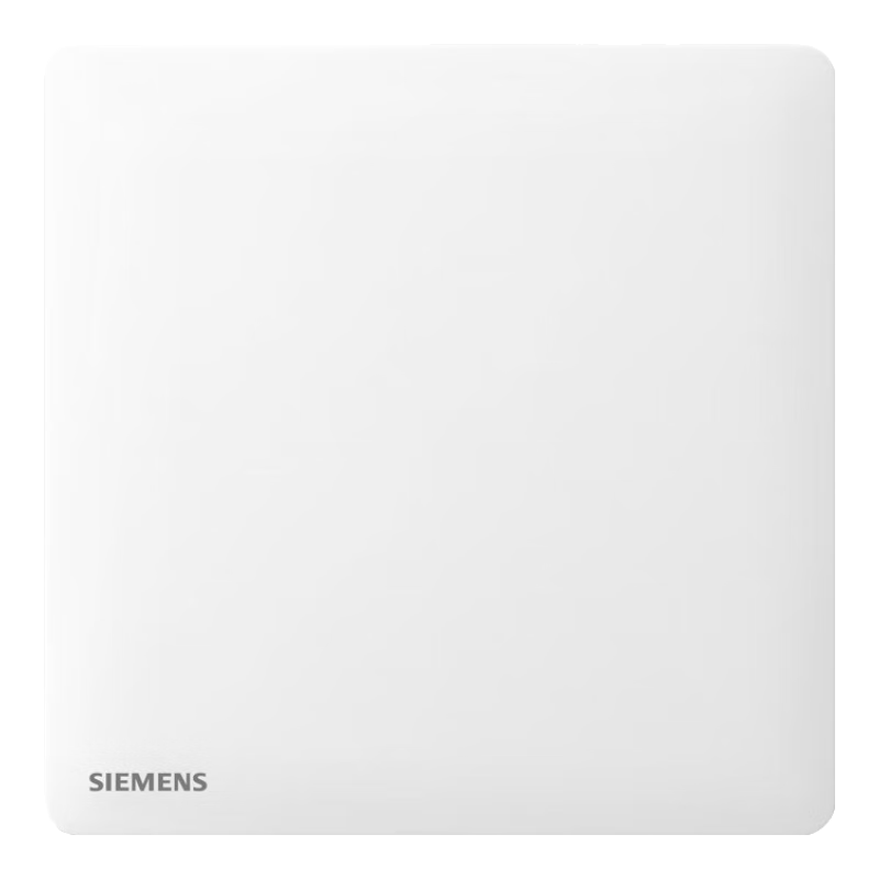 SIEMENS Switch Panel, Single-Pole Switch, Slim Matte Concealed Installation, Lingchui Mist Sand White 5TA37113NC01