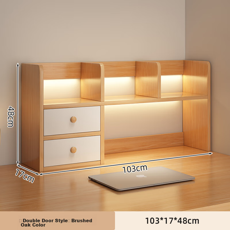 Quanpinwu Desktop Bookshelf, Storage Rack for Desk, Office File Organizer, Simple Study Table Book Holder 12