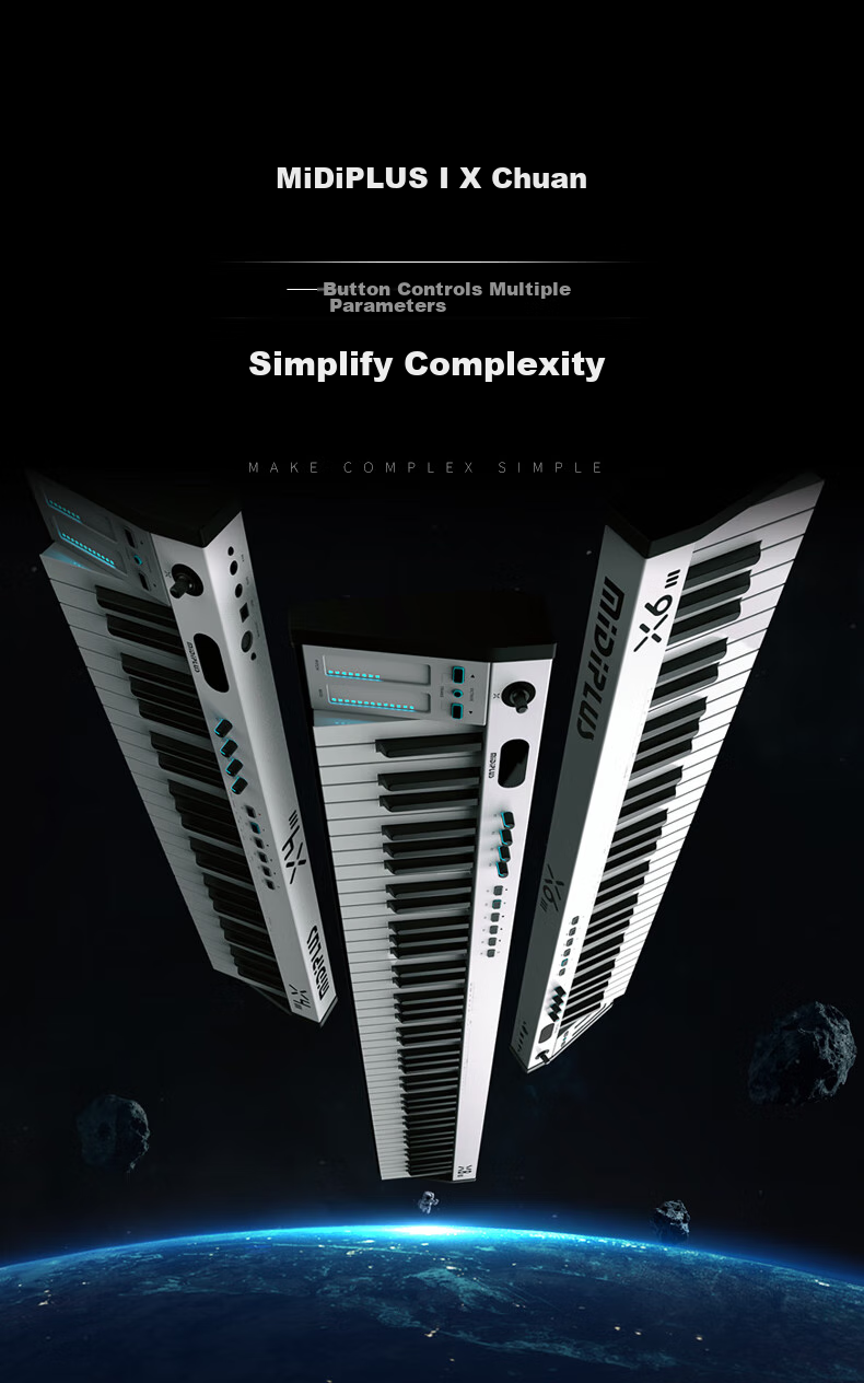 Midiplus X8III Upgraded Version, 88-Key Electronic Music Controller, Professional Composition Midi Keyboard 1
