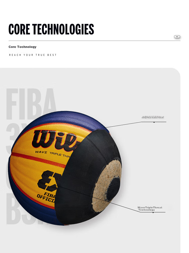 Wilson, Honoring The NCAA Final Four Glory Moment, Children's Women's PU Indoor And Outdoor Size 6 Basketball 4
