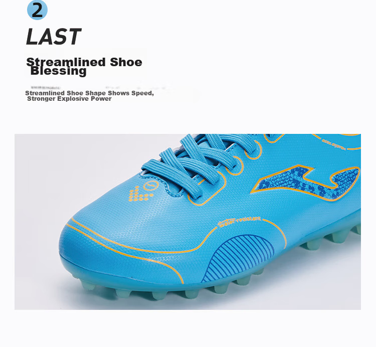 JOMA Soccer Shoes for Children MG Short Studs Youth Elementary School Students Boys And Girls Light-Changing Colorful Sole Football Training Shoes Yellow Size 32 9