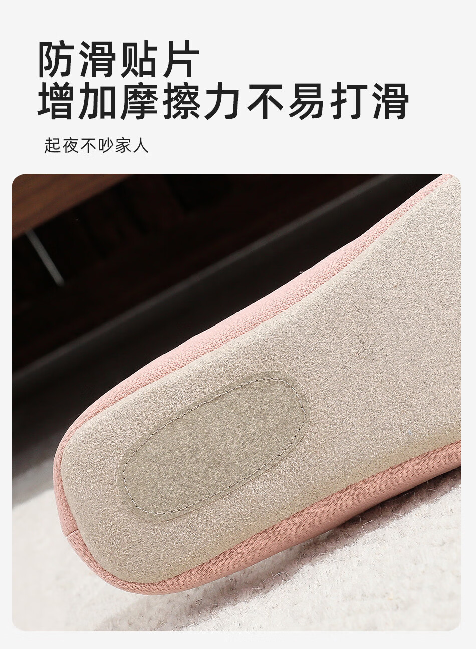 TZLDN Japanese Style Cotton Slippers for Women Autumn Winter Breathable Indoor Fabric Sole Home Floor Couple Slippers Men Pink Size 36-37 1