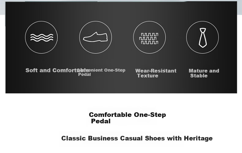 LAORENTOU Men's Leather Shoes, Business Casual Shoes, Top-Grain Leather Slip-Ons with Buckle Decoration, Wear-Resistant Breathable Sandals, Hollow Breathable Shoes, Perforated Shoes LL13203 Black Size 38 2