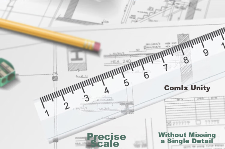 COMIX Straight Ruler 30cm, Measuring And Drawing Tool for Students' Exams And School Supplies, Office Supplies, Back-To Essential B3251 4