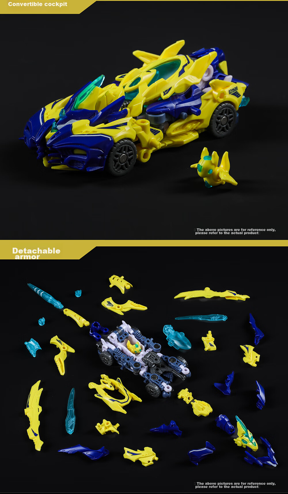 52TOYS Wuniangshou Series Lightning Lizard Transforming Toy, Trendy National Creation Mecha, Suitable for Ages 14+, Great Gift for National Day Holiday 7