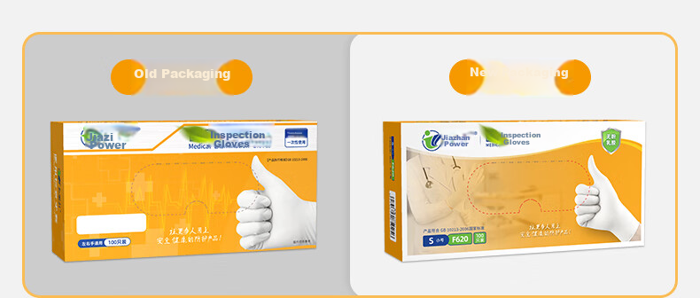 Jiazhanli Disposable Latex Gloves, Thickened, for Scientific Research And Laboratory Use, 100 Pieces/box, Powder-Free, Size S 2