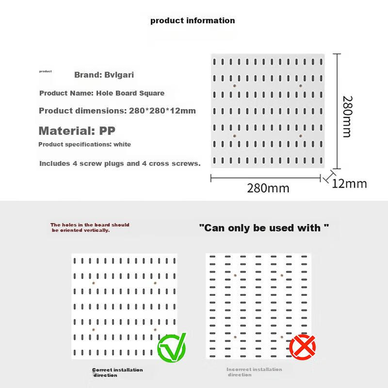 Banzheni Water Heater Cover, Gas Pipe Concealer, No Drilling Required, Pegboard Kitchen Storage Rack, White, Customizable 8