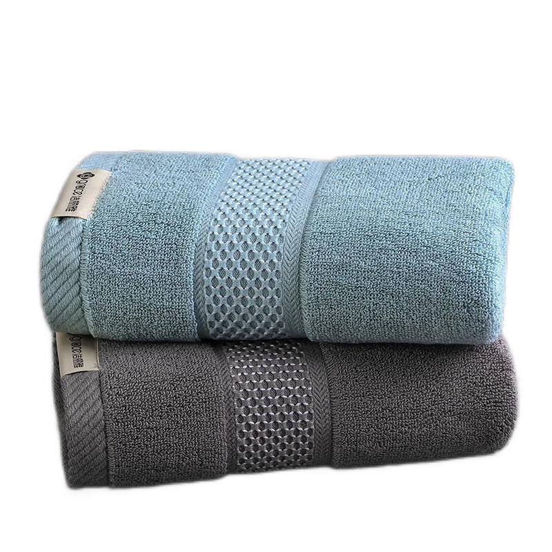 Grace Five-Star Hotel Large Towel, 7A Antibacterial Pure Cotton Thickened Absorbent Face Towel, Long-Staple Cotton Bath Towel