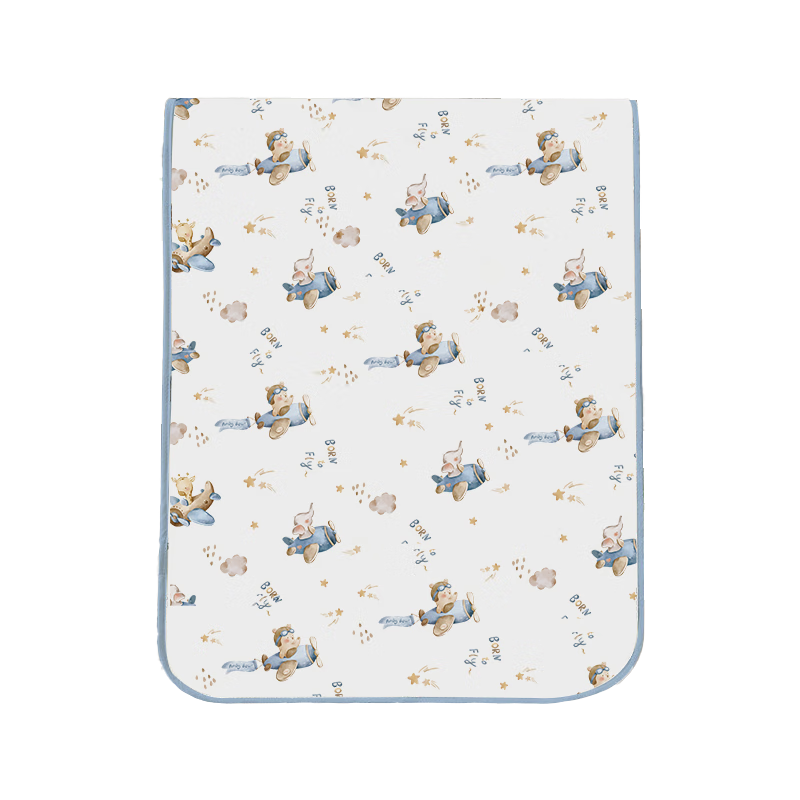 AIBEDILA Baby Diaper Pad, Waterproof, Washable, Pure Cotton, Antibacterial, Breathable, Leak-Proof, Large Size, Menstrual Protection Pad, 100*150