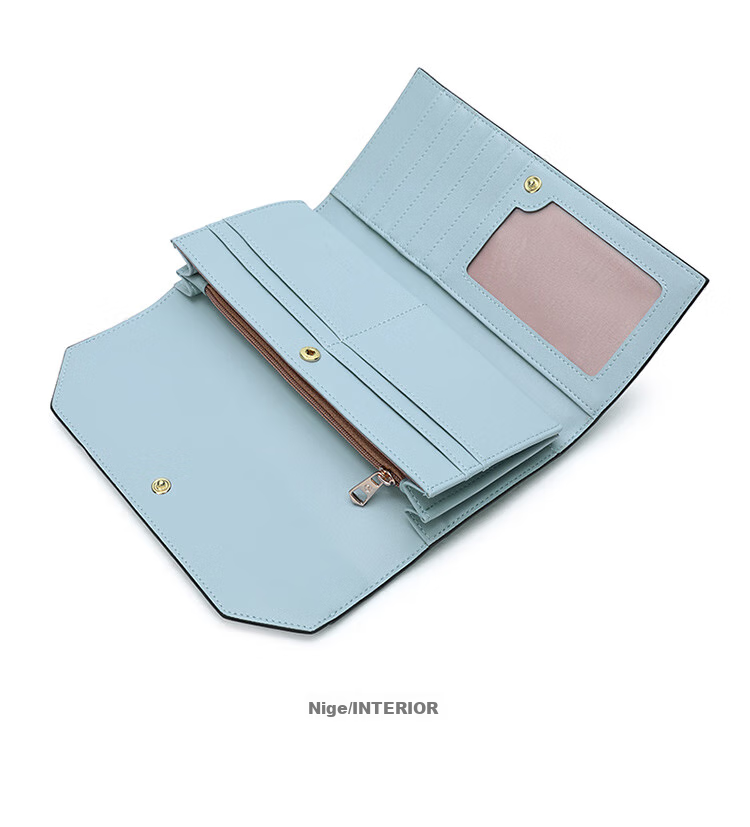 Goldlion Women's Wallet, Fashionable Long Style, Large Capacity Purse, Gift Box, Birthday Present 26