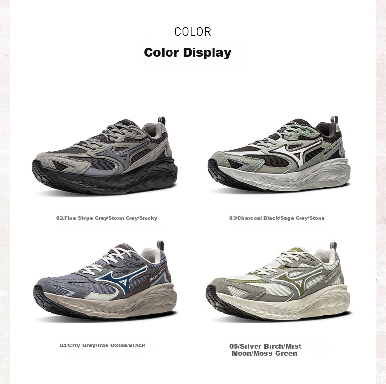 MIZUNO Retro Breathable Lightweight Running Shoes for Men And Women, ASTRO LS 02/Slim Gray, Size 37 9