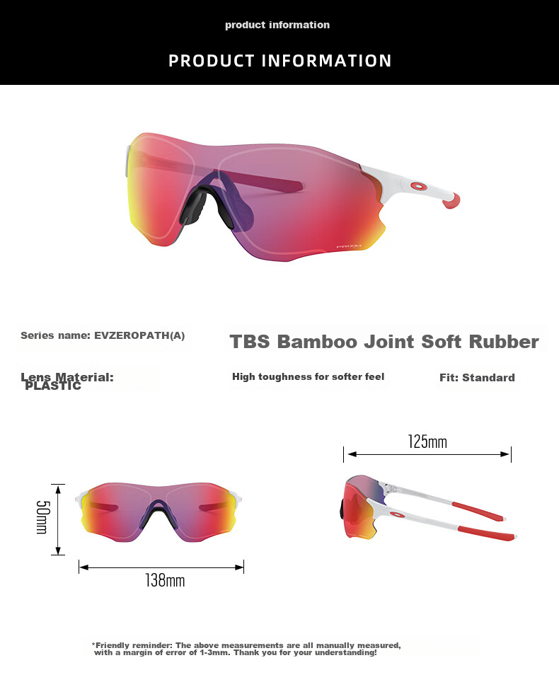 OAKLEY Cycling Glasses, Goggles, Sunglasses EVZERO PATH Sports Running Windproof Sunglasses 9313 2