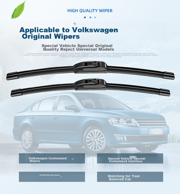 Aoye Windshield Wipers for Volkswagen Lavida 2008-2012/Lavida Qihang Edition, Frameless Design, 1 Pair (21" + 18") 4