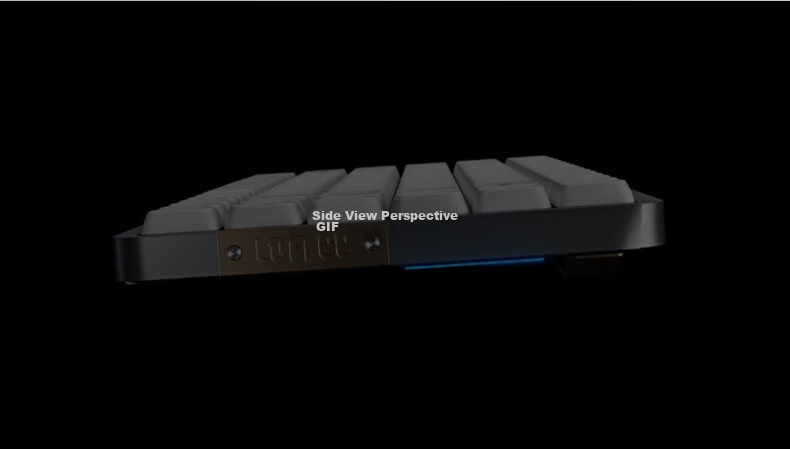 LOFREE Xiaoshun 100-Key Low-Profile Keyboard OE919, Wired And Bluetooth Dual-Mode, Low-Profile Mechanical Keyboard, Aluminum Alloy Body, Deep Space Phantom 7
