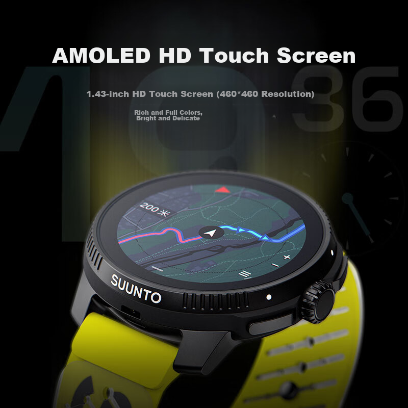 Смарт-часы SUUNTO Race Outdoor Training Wristwatch, для бега по пересеченной местности, с измерением пульса и кислорода в крови, спортивные, мужские, женские, фиолетовые