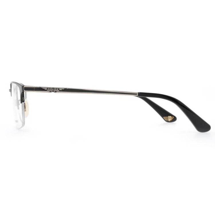 FURLA Full-Frame Women's VFU356 Commuter Myopia Optical Glasses Frame, Stylish Eyewear 540700 Bright Black 6