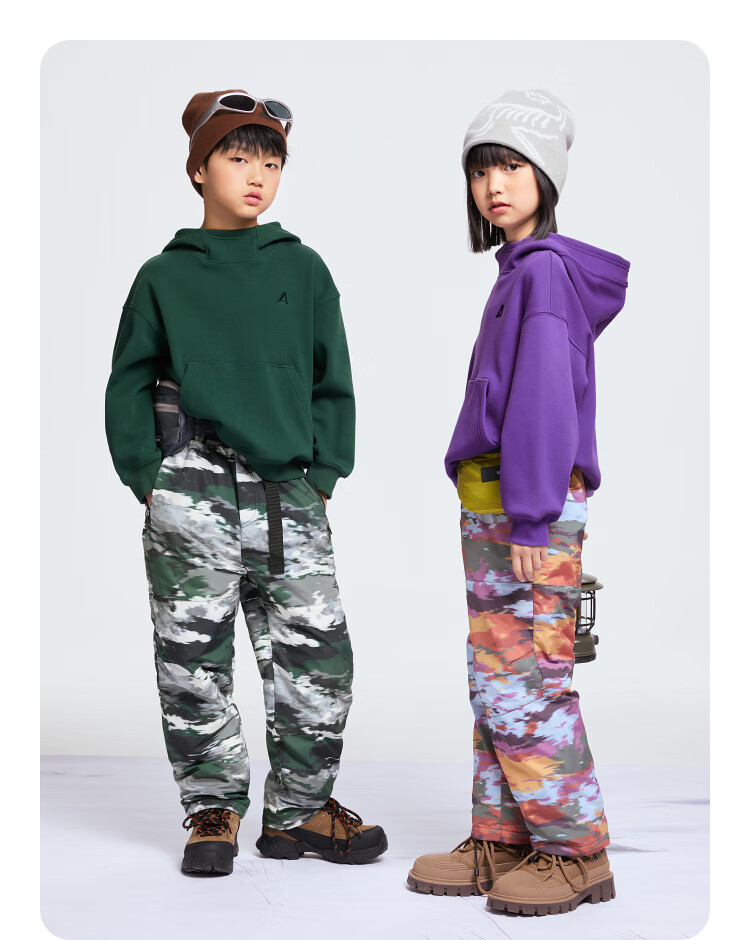 Annil Children's Clothing Hooded Sweatshirt for Boys And Girls, New Winter 2024 Style, Black, Size 140 12