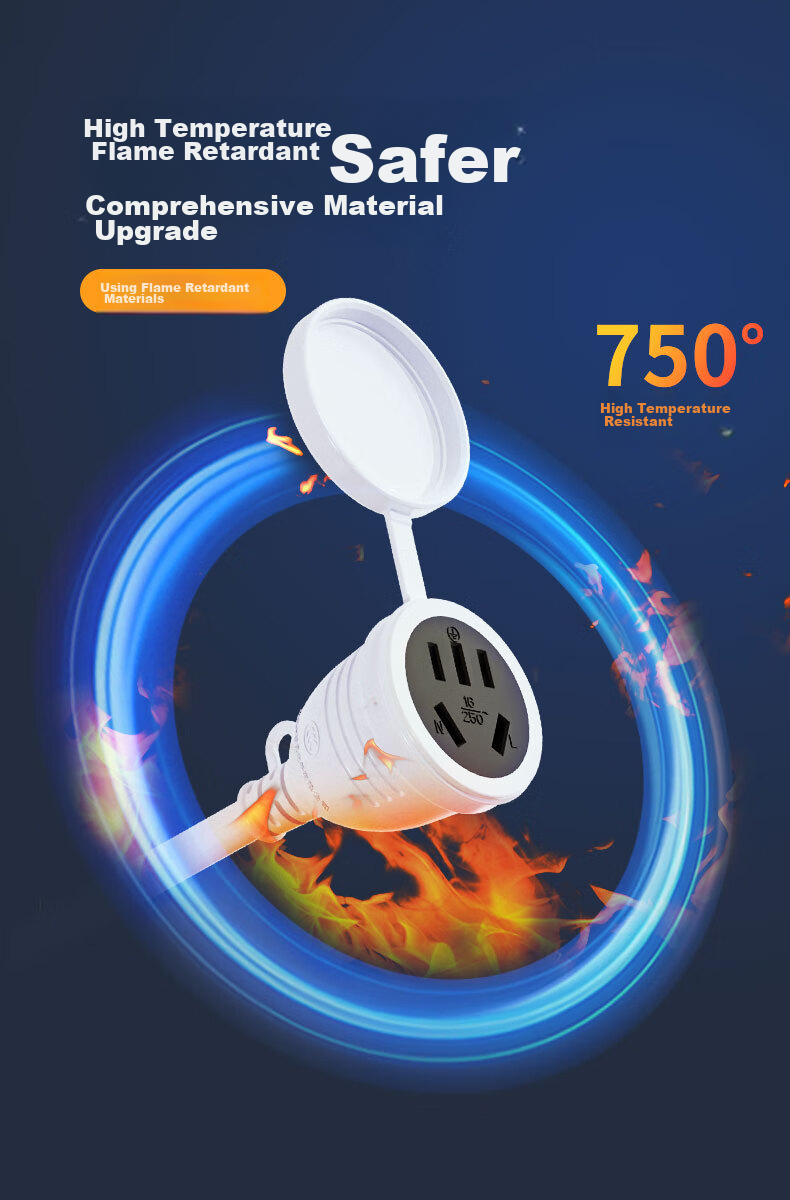 Kyfen Frostproof Waterproof Socket Energy-saving Integrated Core Child Protection 10A to 10A 2m Australian Standard Extension Cord 9