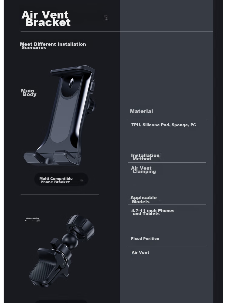 Best Coac Huawei Mate X5 X3 X2 XS Foldable Phone Stand, Car Air Vent Mount for Navigatio 6