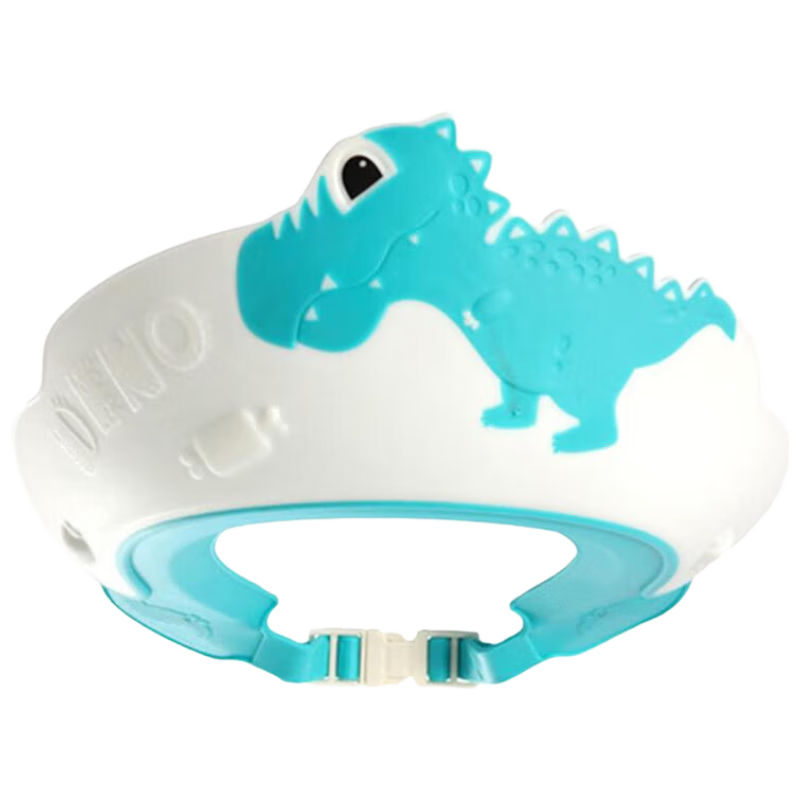 Baoshi Children's Shampoo Cap, Baby Hair Washing Tool, Bathing Shampoo Cap for Infants, Adjustable Shower Cap, Little Dinosaur Desig