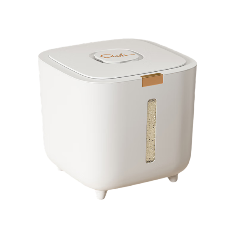 Jiadu Rice Container, Insect-Proof And Moisture-Proof Sealed Household Rice Storage Bin, Food-Grade Rice Storage Box, Flour Storage Jar