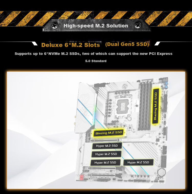 ASRock Z890 Taichi AQUA Motherboard Supports CPU 285K/270K/265K (Intel Z890/LGA 1851) 3