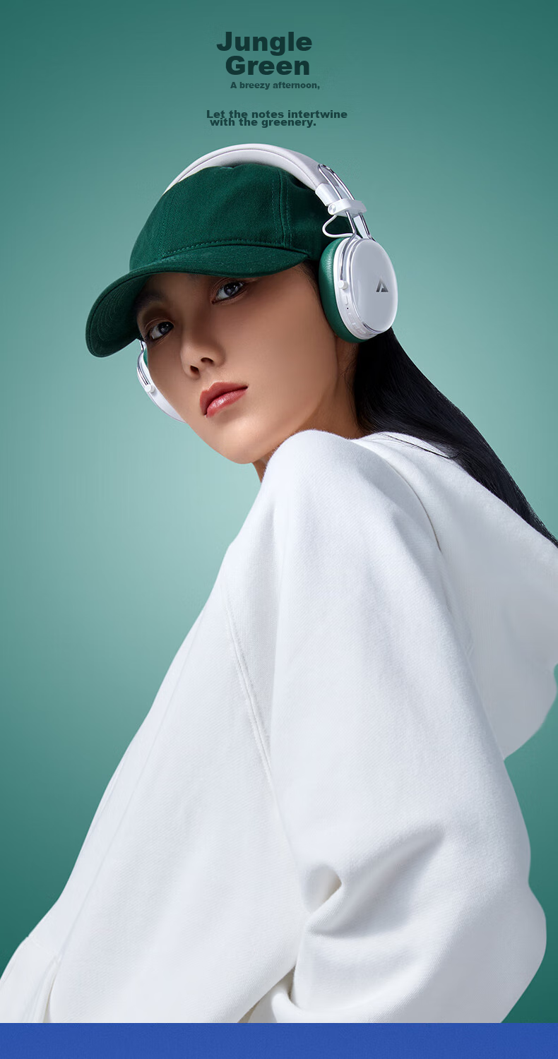 ACEFAST Speed Boost [Subsidy] Seven-Day Headphones, Bluetooth Gaming ANC Noise Reduction, Colorful Stylish Small Head with Replaceable Ear Cups, Ideal Gift Choice 12