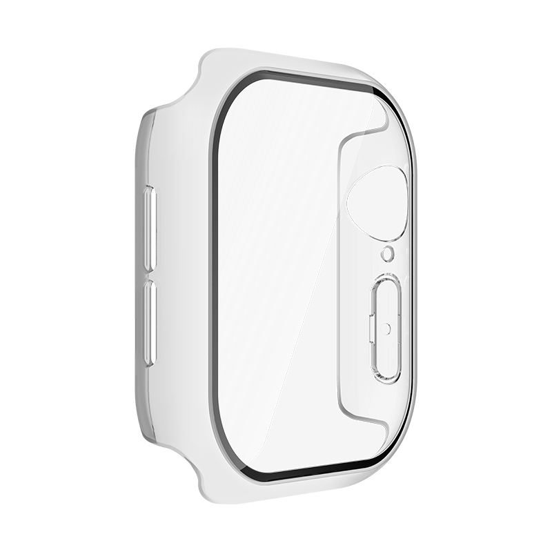 BELKIN Transparent Protective Case for Apple Watch, Full Coverage Screen Protector for Apple Watch S11, Tempered Glass Film for Apple Watch S10, Full Coverage Two-In Design, Suitable for 42mm Model, Transparent Color