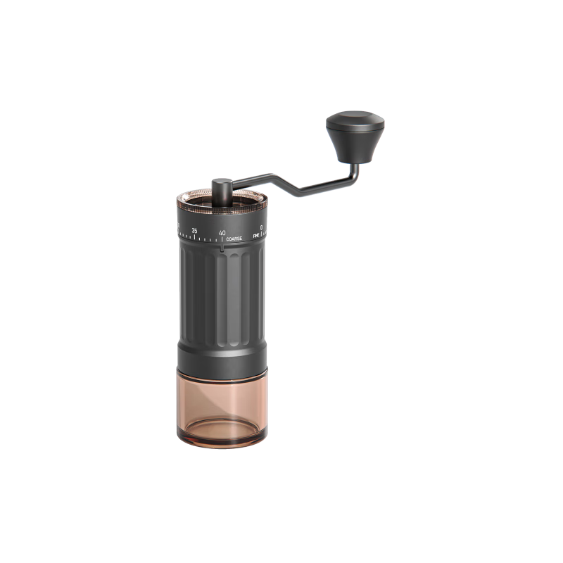CLITON Hand-Crank Coffee Grinder, External Adjustment, Manual Portable Coffee Machine, Automatic Grinding Powder Maker