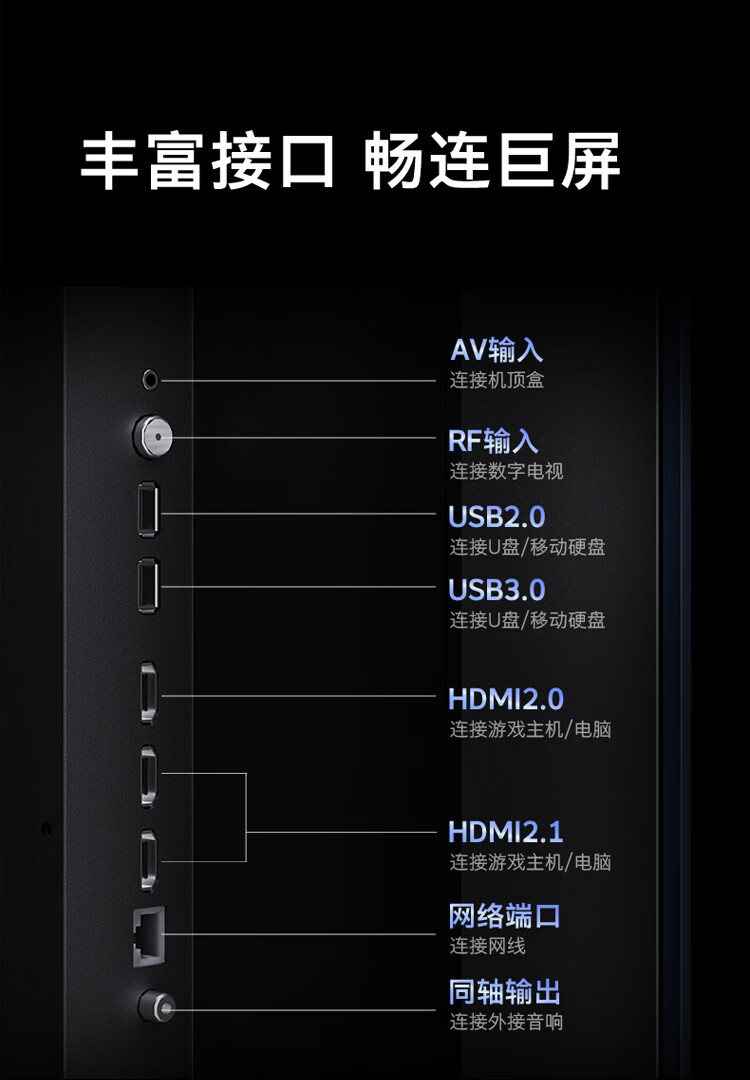 1200nits 亮度   128g 存储:酷开 max 电视 100 吋 7603 元 3 期免息