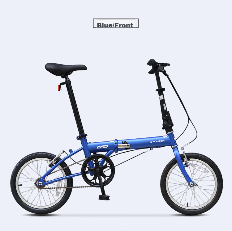 DAHON Folding Bicycle, 16-Inch YUKI Ultra-Light Mini Portable Commuter Bike for Men And Women, KT610, Black 9