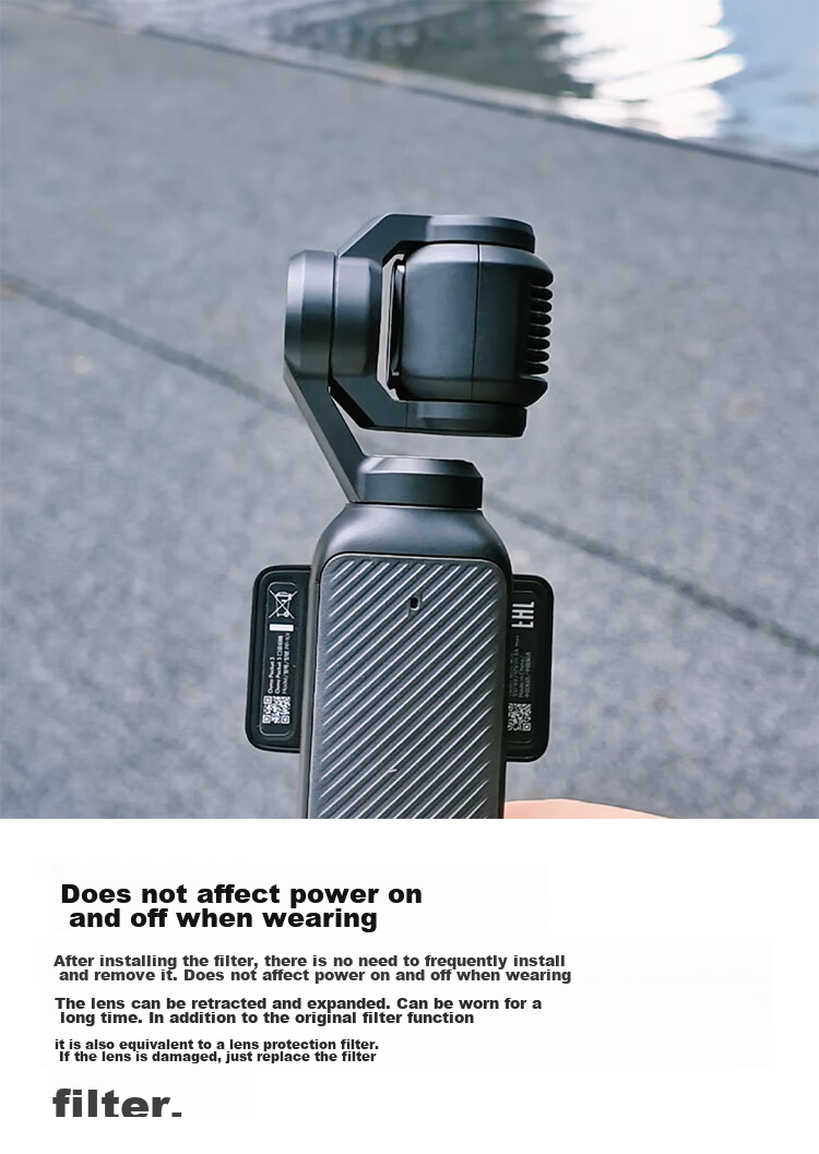 MAXCAM/Maisikamu UV Filter for DJI Osmo Action 5 Pro/4/3 Action Camera, Lens Protector, Anti-Scratch And Drop Protection Accessory 4