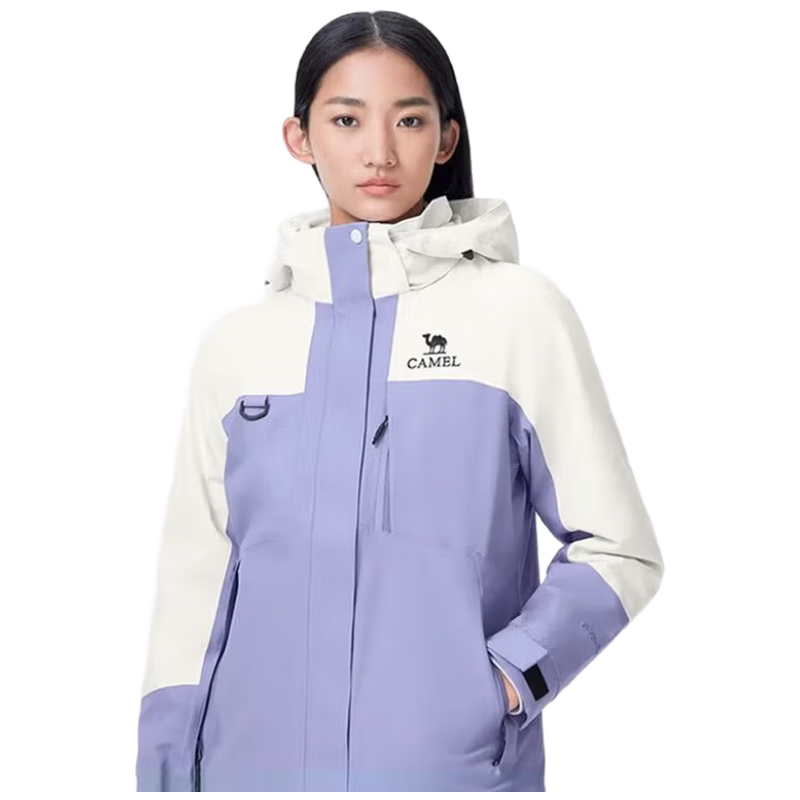 CAMEL Women's Tianxuan Armor Functional 3-in-1 Waterproof Mountaineering Jacket Unisex Autumn Winter New Coat
