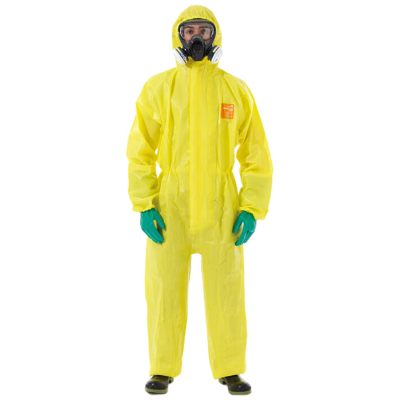 ALPHATEC C-Level Chemical Protective Coverall Acid-Base Resistant Corrosion-Proof Chemical Suit Laboratory Workwear Acid-Resistant Suit 3000 Coverall [Model 132] Size 2XL