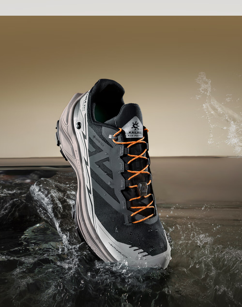 KAILAS FUGA Spring Summer Waterproof EX 3 GTX Kailas Outdoor Low-Cut Cushioning Non-Slip Trail Running Mountain Shoes for Men 5