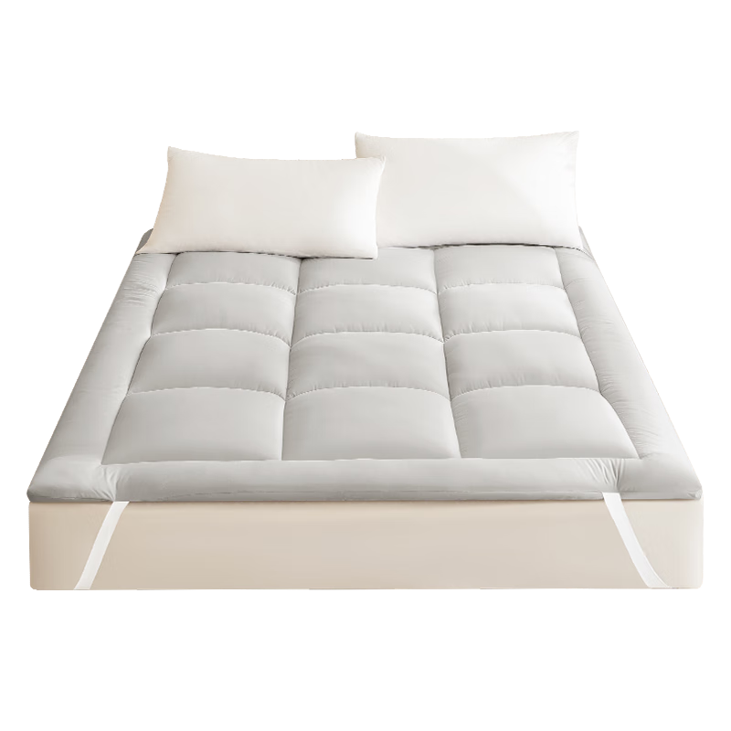 JD Original Antibacterial Cloud-Feel Cotton Mattress, Xinjiang Cotton Mattress Pad, Thickened Foldable Soft Mat for Students All Seasons, 1.5x2m