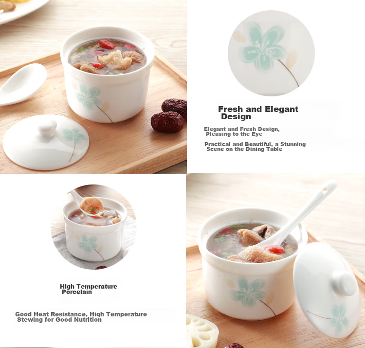 Remec Jin Yurui Mei Remec Stew Pot, Soup Bowl, Bird's Nest Soup Cup, 1 Piece, 250ML 7