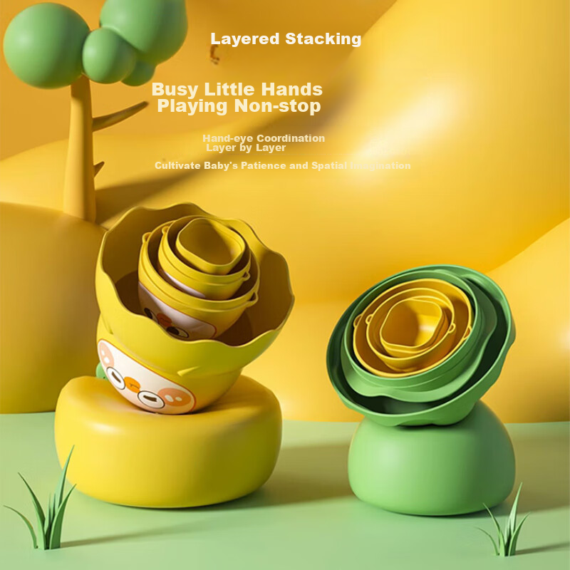 马丁兄弟儿童俄罗斯套娃玩具叠叠乐层层杯玩具创意玩具男孩女孩生日礼物