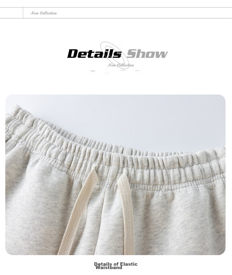 Dingfengbaoluo American-Style Trendy Casual Pants for Men, Spring And Summer Comfortable Straight-Leg Wide-Leg Trousers, Loose-Fit Sweatpants DFK17 Dark Gray M 15