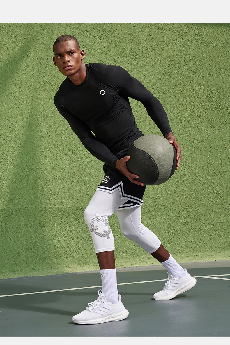 RIGORER Basketball Compression Shorts, Fitness Leggings for Men, Tight-Fitting Base Layer Pants, Training Running Gym Sports Long Pants for Me 11
