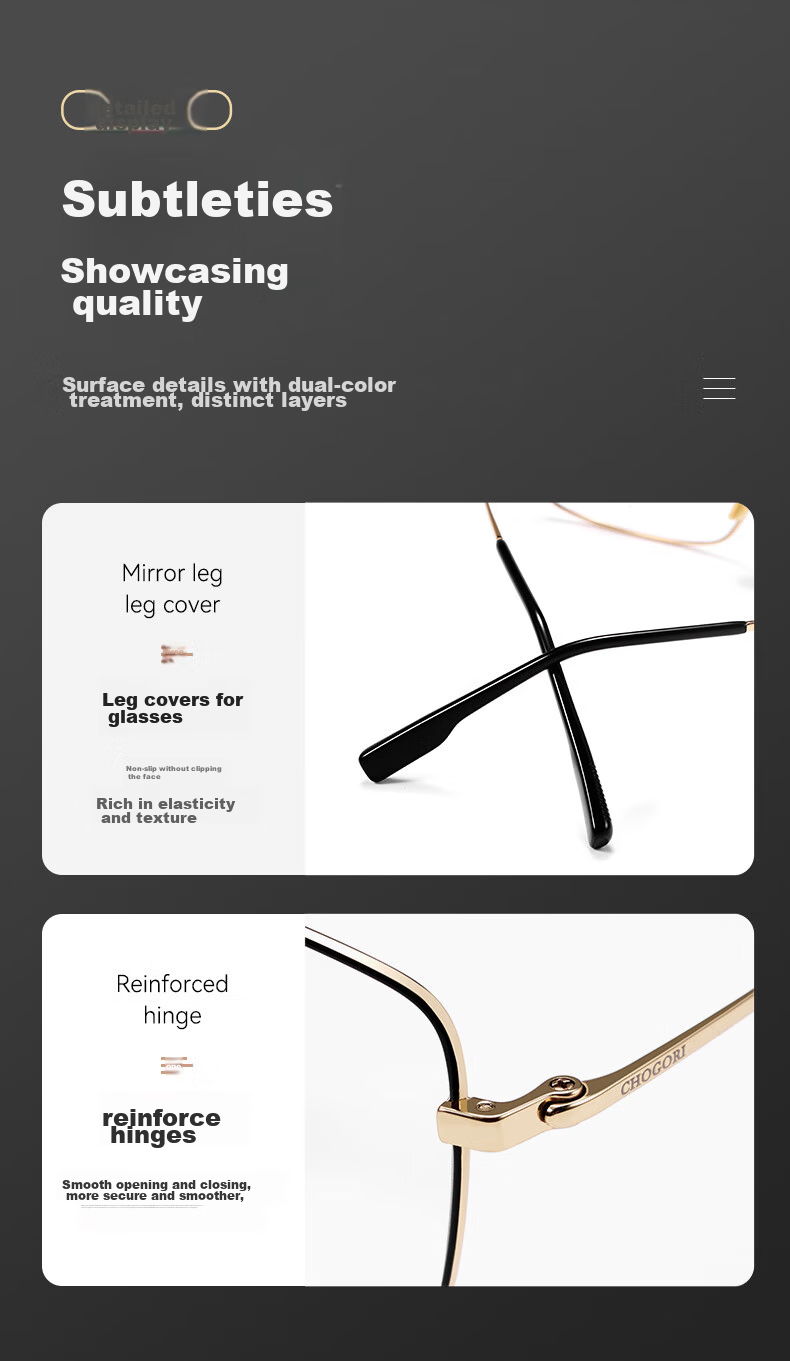 ARNO FOCUS ON YOUR EYES Ultra-Light Pure Titanium Reading Glasses for Men, German Import High-Definition Anti-Blue Light Premium Brand Glasses for Elderly A106 200 Degrees 10