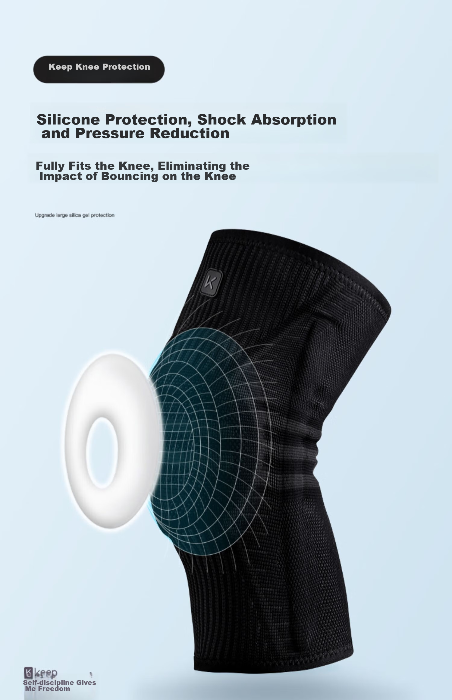 Keep Knee Brace for Men's Sports, Professional Half-Moon Cartilage Protection for Basketball, Badminton, Hiking And Joint Support 10
