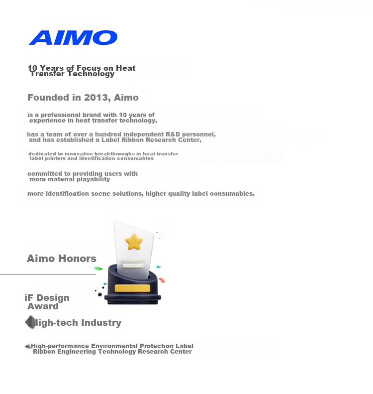 Aimo P12pro Rainbow Machine, Thermal Transfer Label Printer, Back-To Gift, Compact Home-Use Handheld Waterproof Non-Drying Adhesive Sticker Ribbon Heat Transfer Name Tag Printer 16