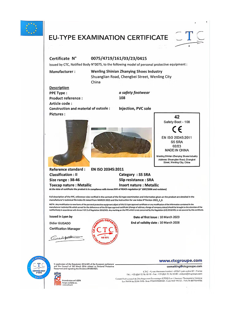 FOOTOPPO Men's Mid-Calf Work Rain Boots Steel Toe Anti-Smash Puncture-Resistant Waterproof Mining Safety Shoes with Steel Plate and Steel Sole High Tube Rubber Boots 22