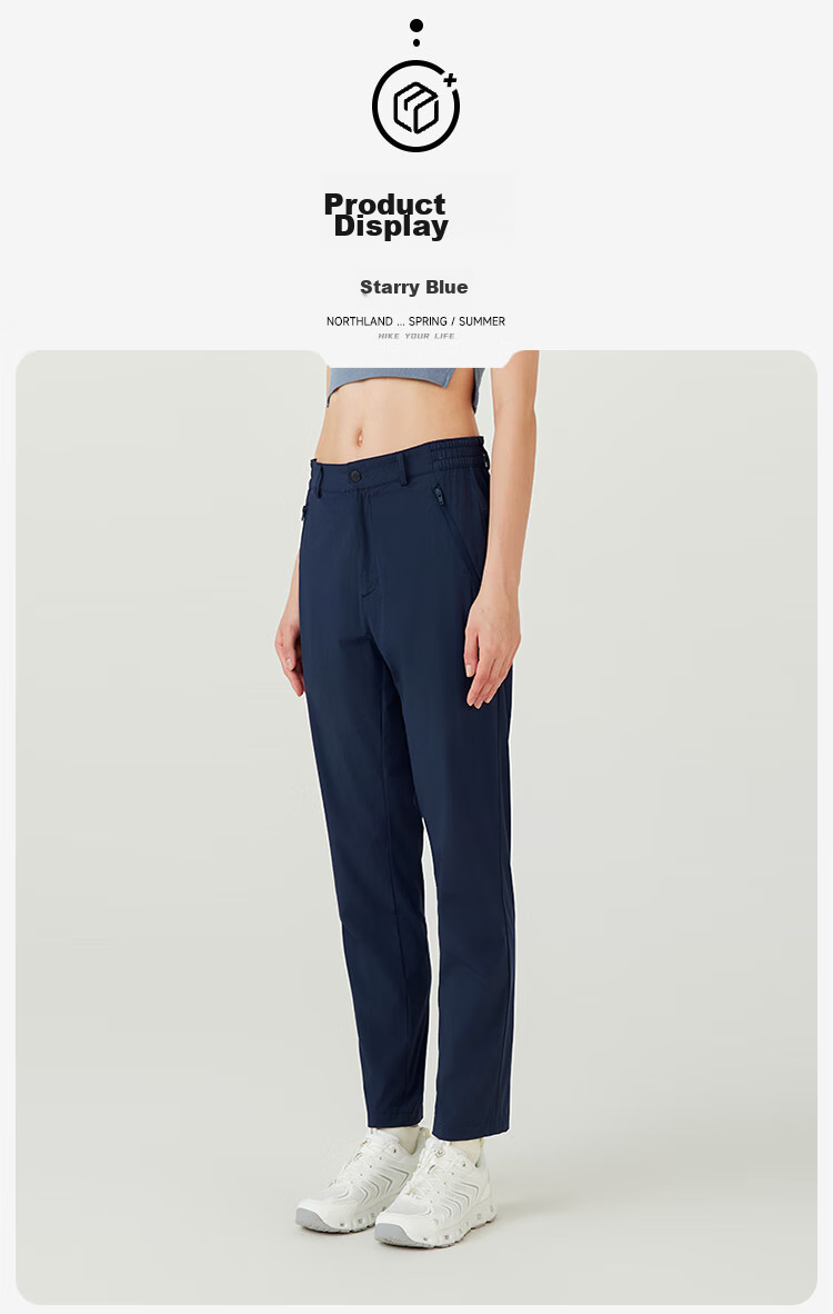 NORTHLAND Women's Quick-Dry Long Pants, Outdoor Breathable Comfortable Moisture-Wicking Casual Trousers for Wome 6