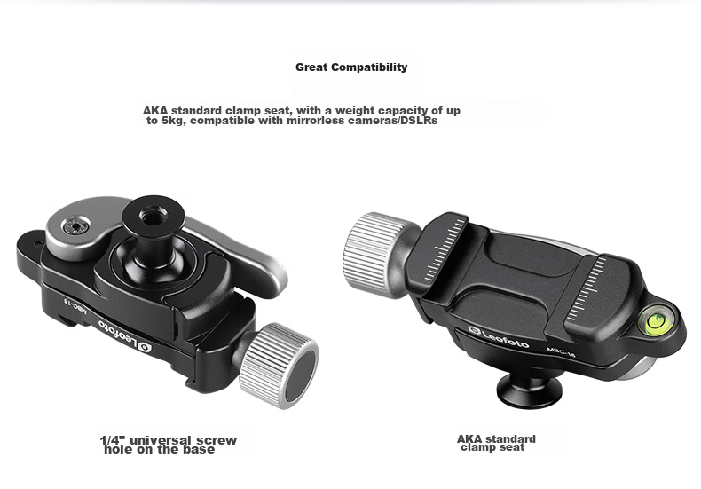 Leofoto Gimbal, Mini 360-Degree Panoramic Portable Gimbal for Smartphones And DSLR Cameras, Spherical Gimbal MBC-20 10