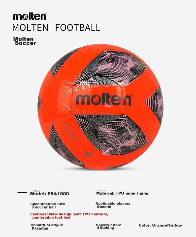 Molten Soccer F5C1000CCC CONCACAF Champions Cup TD Hybrid Craft 1